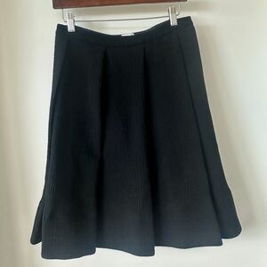Armani Collezioni Elegant Black A-Line Skirt